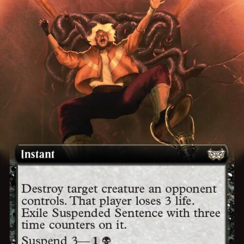 Suspended Sentence (Extendved Art) - Commander: Duskmourn: House of Horror (DSC)