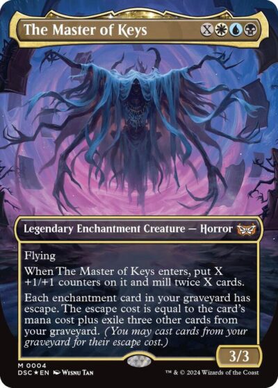 The Master of Keys (Borderless) - Commander Duskmourn House of Horror (DSC) The Master of Keys (Borderless) - Commander: Duskmourn: House of Horror (DSC) foil