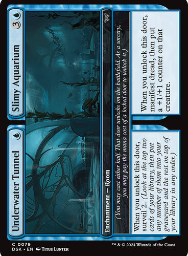 Underwater Tunnel // Slimy Aquarium - Duskmourn: House of Horror (DSK)