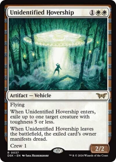 Unidentified Hovership - Duskmourn: House of Horror (DSK) foil