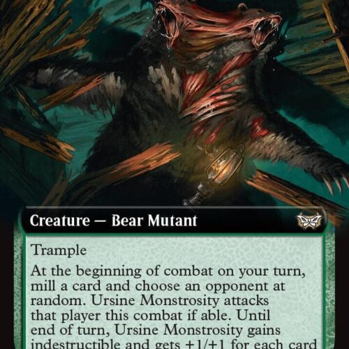 Ursine Monstrosity (Extended Art) - Commander: Duskmourn: House of Horror (DSC)