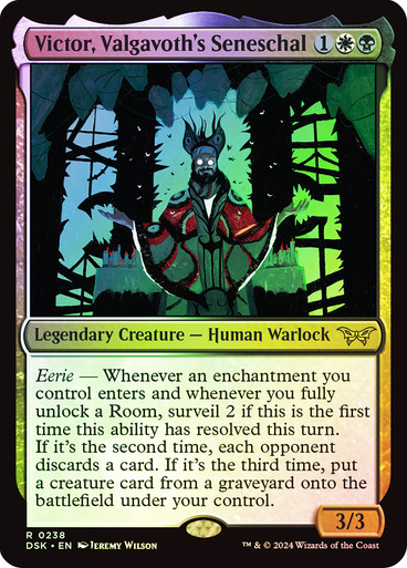 VictorValgavothsSeneschal__58364 Victor, Valgavoth's Seneschal - Prerelease Cards (PRE) foil