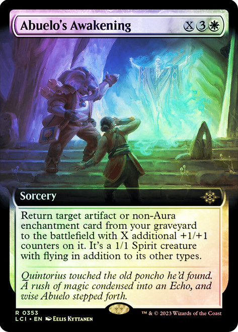 AbuelosAwakening353__05664 Abuelo's Awakening (Extended Art) The Lost Caverns of Ixalan - Variants (Foil)