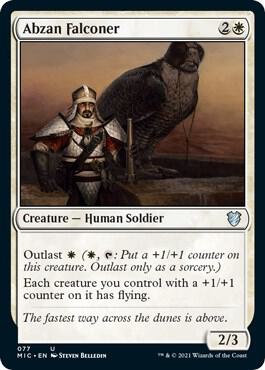 Abzan Falconer - Commander: Innistrad: Midnight Hunt (MIC)
