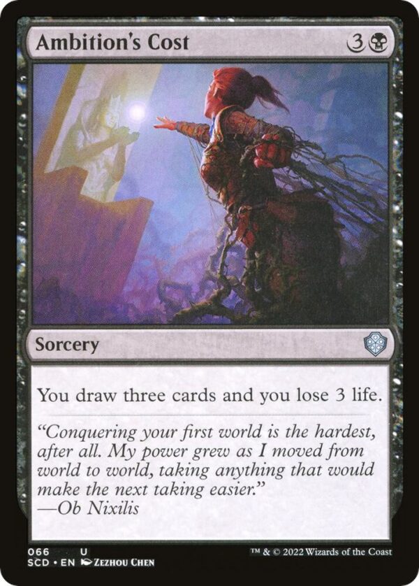 Ambition's Cost - Starter Commander Decks (SCD) Ambition's Cost - Starter Commander Decks (SCD)