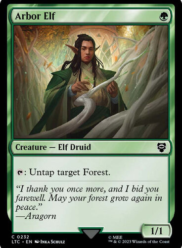 Arbor Elf The Lord of the Rings Commander