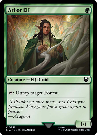 Arbor Elf The Lord of the Rings Commander