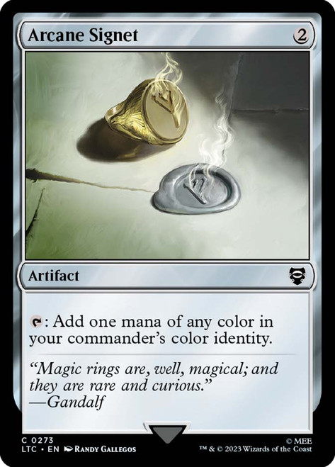 Arcane Signet Arcane Signet The Lord of the Rings Commander