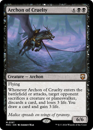 ArchonOfCruelty__86822 Archon of Cruelty Modern Horizons 3 Commander
