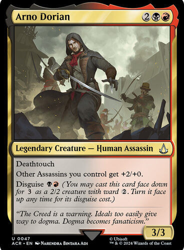 Arno Dorian - Universes Beyond: Assassin's Creed (ACR) foil