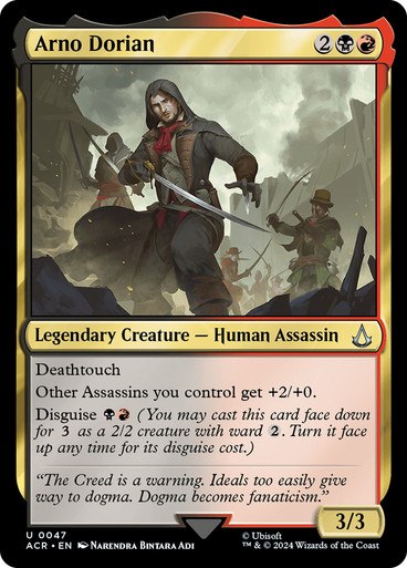 ArnoDorian__42183 Arno Dorian - Universes Beyond: Assassin's Creed (ACR) foil