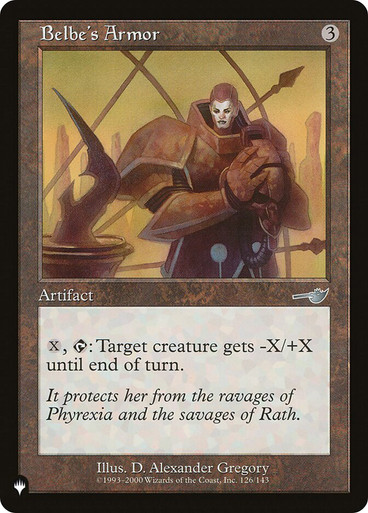 Belbe's Armor - The List Reprints (LIST)