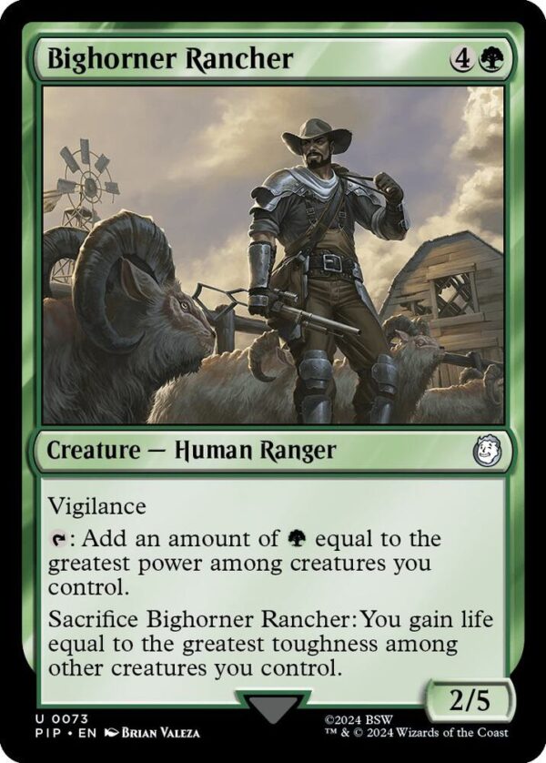 Bighorner Rancher - Universes Beyond Fallout (PIP) Archon of Cruelty Modern Horizons 3 Commander