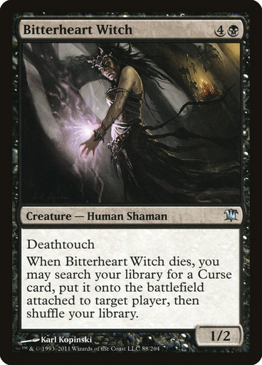 BitterheartWitch__87796 Bitterheart Witch - Innistrad (ISD)