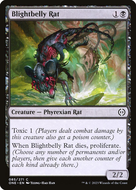 Blightbelly Rat Blightbelly Rat Phyrexia: All Will Be One