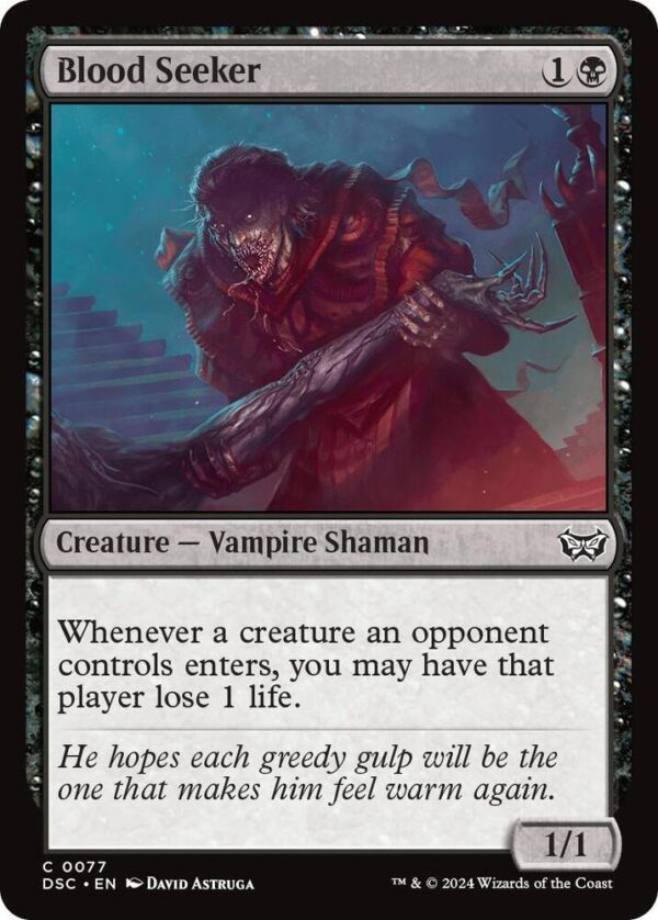 Blood Seeker - Commander Duskmourn House of Horror (DSC) Blood Seeker - Commander: Duskmourn: House of Horror (DSC)