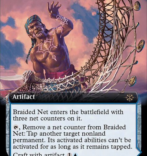 Braided Net // Braided Quipu (Extended Art) The Lost Caverns of Ixalan - Variants