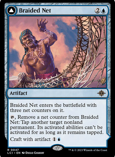 Braided Net // Braided Quipu (Extended Art) The Lost Caverns of Ixalan - Variants