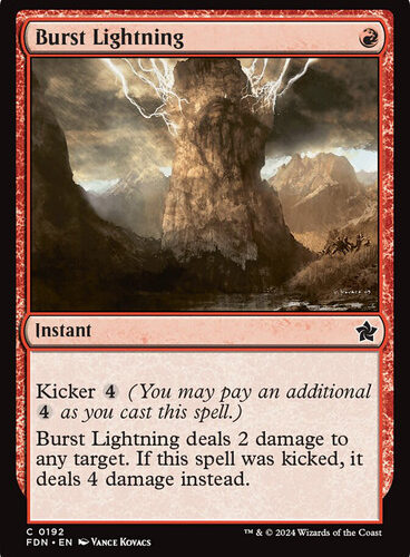 Burst Lightning - Foundations (FDN)