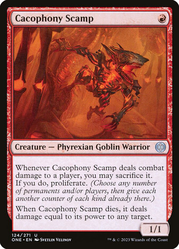 CacophonyScamp__70757 Cacophony Scamp Phyrexia: All Will Be One