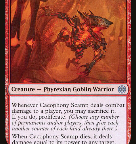 Cacophony Scamp Phyrexia: All Will Be One