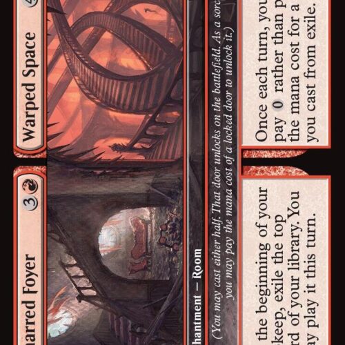 Charred Foyer // Warped Space - Duskmourn: House of Horror (DSK)