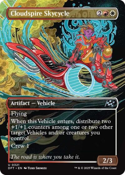 Cloudspire Skycycle (Borderless) - Aetherdrift (DFT) Cloudspire Skycycle (Borderless) - Aetherdrift (DFT) foil