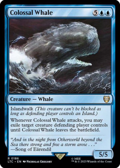 Colossal Whale The Lord of the Rings Commander