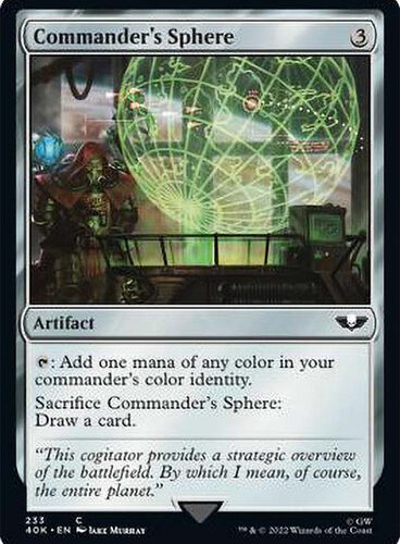 CommandersSphere233__05617 Commander's Sphere (#233) Warhammer 40,000 Commander