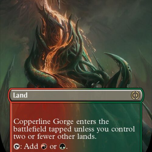 Copperline Gorge (Borderless) - Phyrexia: All Will Be One (ONE)