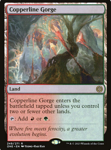 Copperline Gorge - Phyrexia: All Will Be One (ONE)