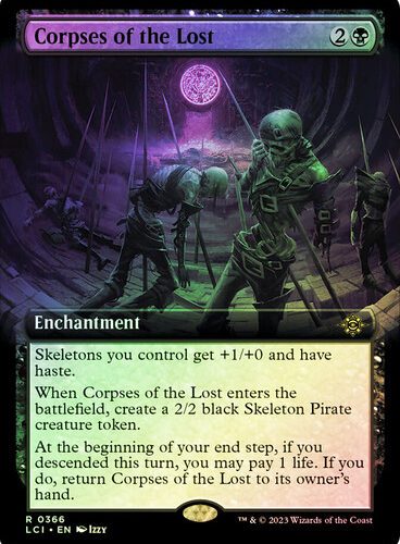 Corpses of the Lost (Extended Art) The Lost Caverns of Ixalan - Variants