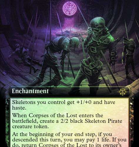 Corpses of the Lost (Extended Art) The Lost Caverns of Ixalan - Variants