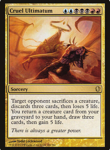 Cruel Ultimatum Commander 2013
