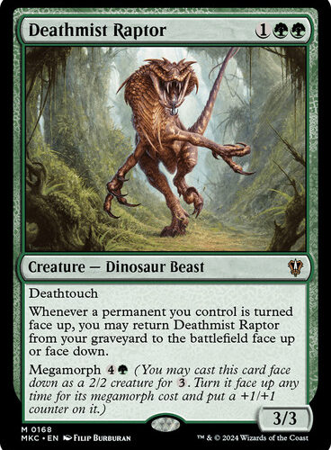 Deathmist Raptor Murders at Karlov Manor Commander