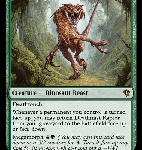 Deathmist Raptor Murders at Karlov Manor Commander