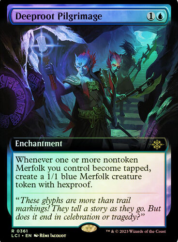 DeeprootPilgrimage361__75770 Deeproot Pilgrimage (Extended Art) The Lost Caverns of Ixalan - Variants