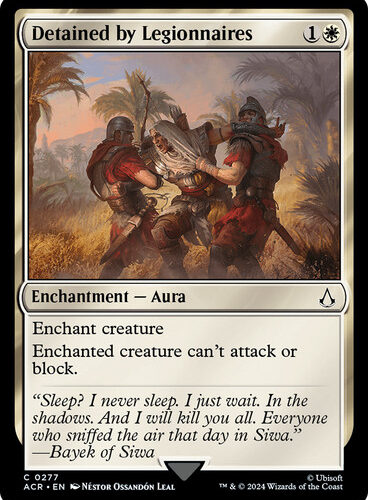 Detained by Legionnaires - Universes Beyond: Assassin's Creed (ACR)