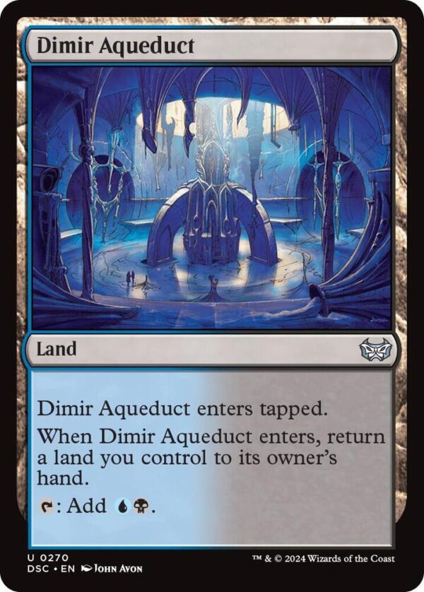 Dimir Aqueduct - Commander Duskmourn Dimir Aqueduct - Commander: Duskmourn: House of Horror (DSC)