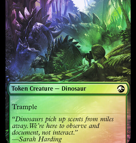 Dinosaur Token #001 // Fungus Dinosaur