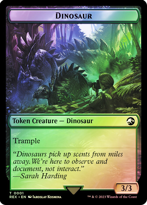 {Dinosaur Token} (#001) // {Fungus Dinosaur}