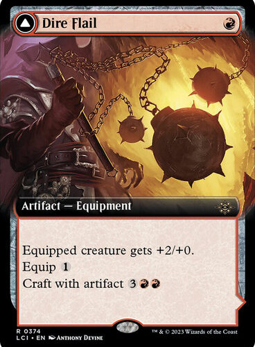 Dire Flail // Dire Blunderbuss (Extended Art)