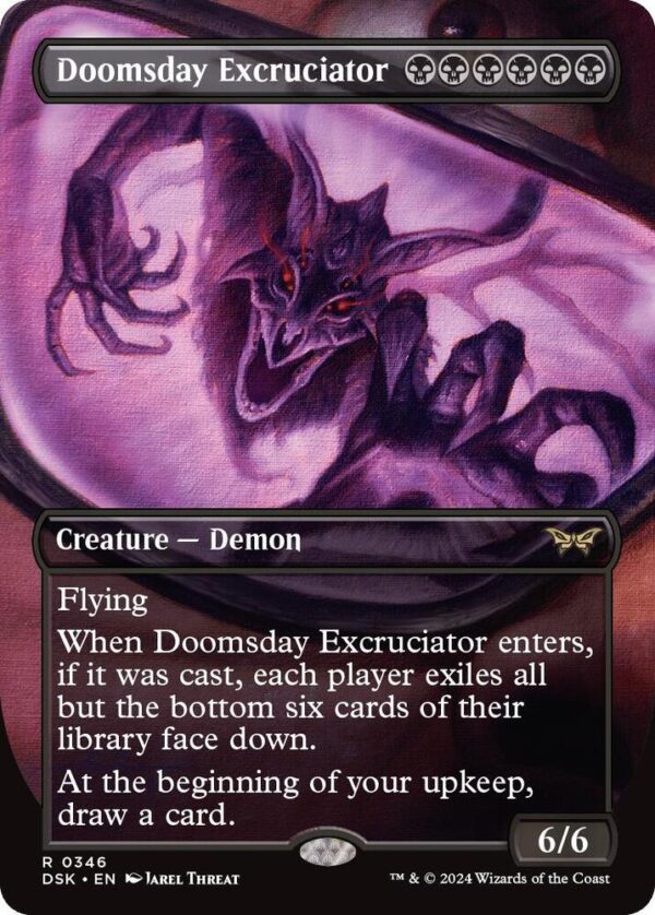 Doomsday Excruciator (Borderless) - Duskmourn House of Horror (DSK) Doomsday Excruciator (Borderless) - Duskmourn: House of Horror (DSK)