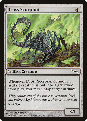 DrossScorpion__07985 Dross Scorpion - Mirrodin (MRD)