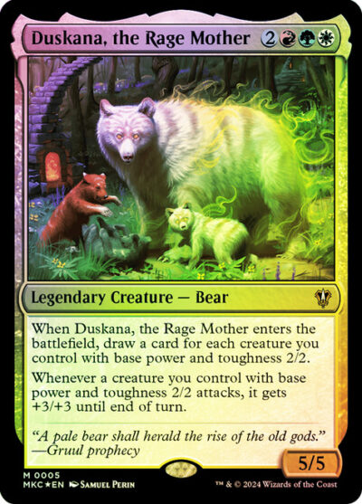 DuskanaTheRageMother__83116 Duskana, the Rage Mother Murders at Karlov Manor Commander (Foil)