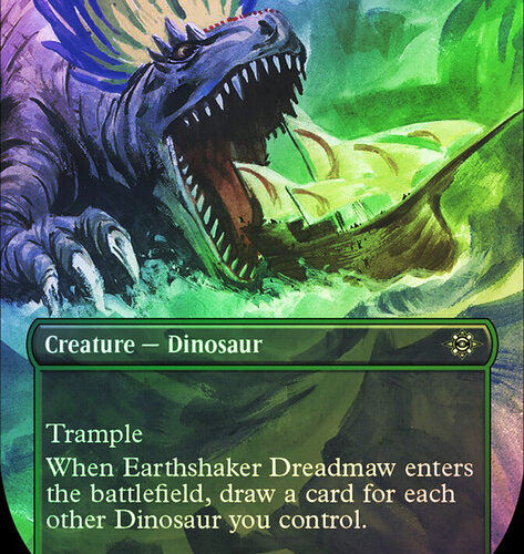Earthshaker Dreadmaw (Borderless) The Lost Caverns of Ixalan - Variants