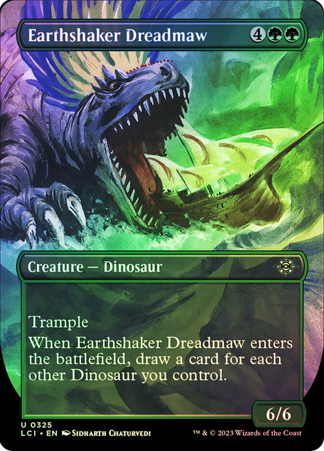 EarthshakerDreadmaw325__88543 Earthshaker Dreadmaw (Borderless) The Lost Caverns of Ixalan - Variants