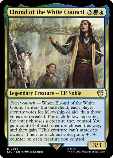 Elrond of the White Council The Lord of the Rings Commander