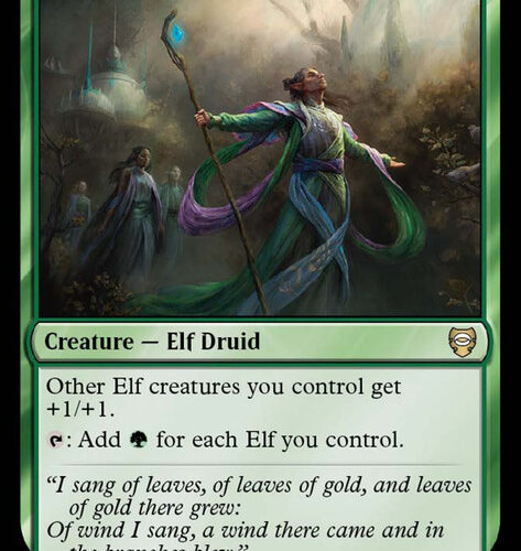 Elvish Archdruid The Lord of the Rings Commander