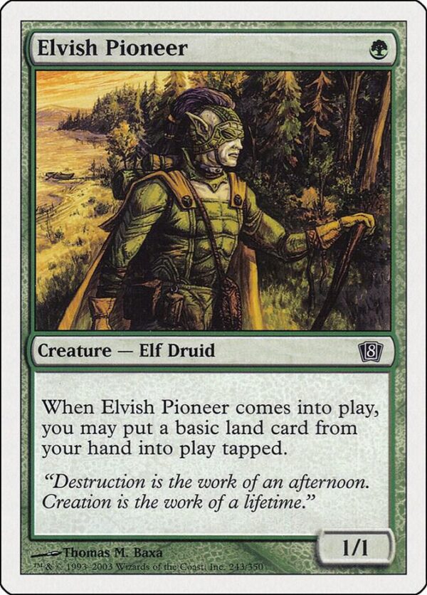 Elvish Pioneer - 8th Edition (8ED) Elvish Pioneer - 8th Edition (8ED)